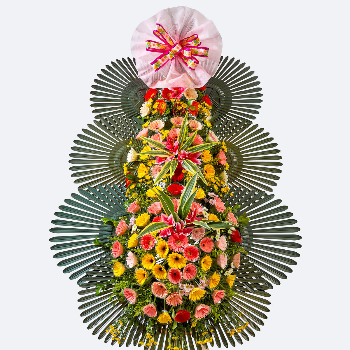 꽃집청년들,3단 축하화환 행복