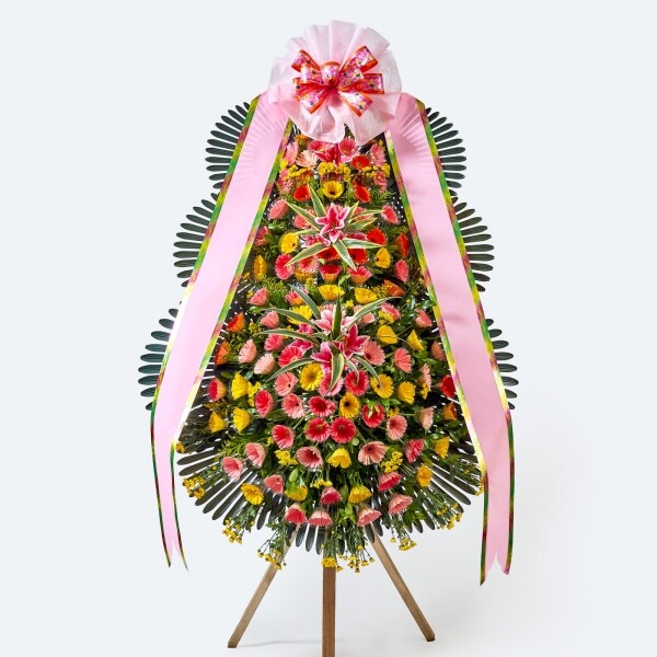 꽃집청년들,3단 축하화환 2호