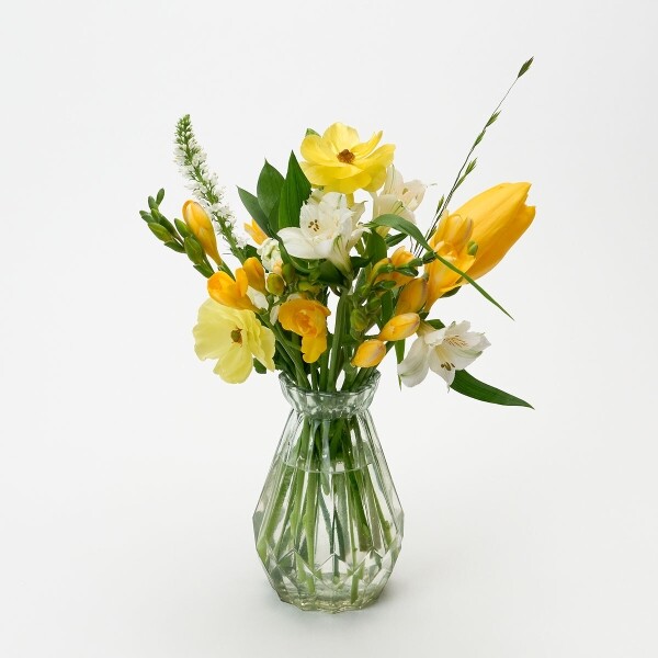 꽃집청년들,화이트데이 프리지아 꽃다발+사탕