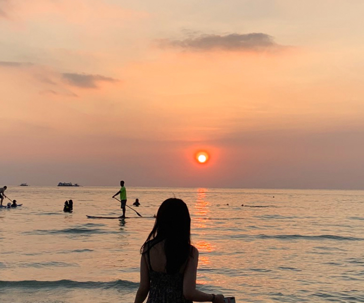 노을, 석양, 필리핀 여행, 해외여행지, 바다