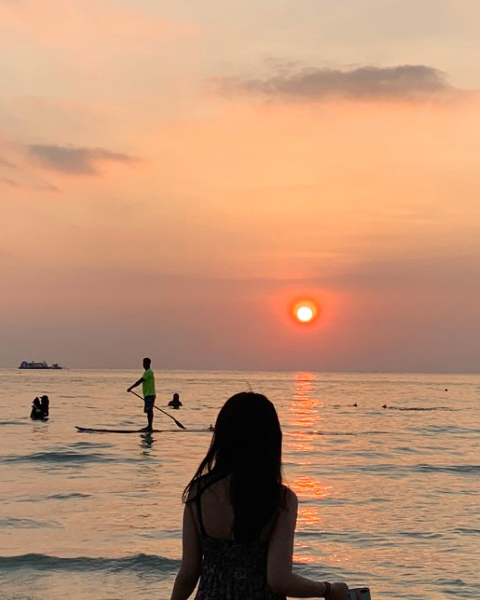 노을, 석양, 필리핀 여행, 해외여행지, 바다