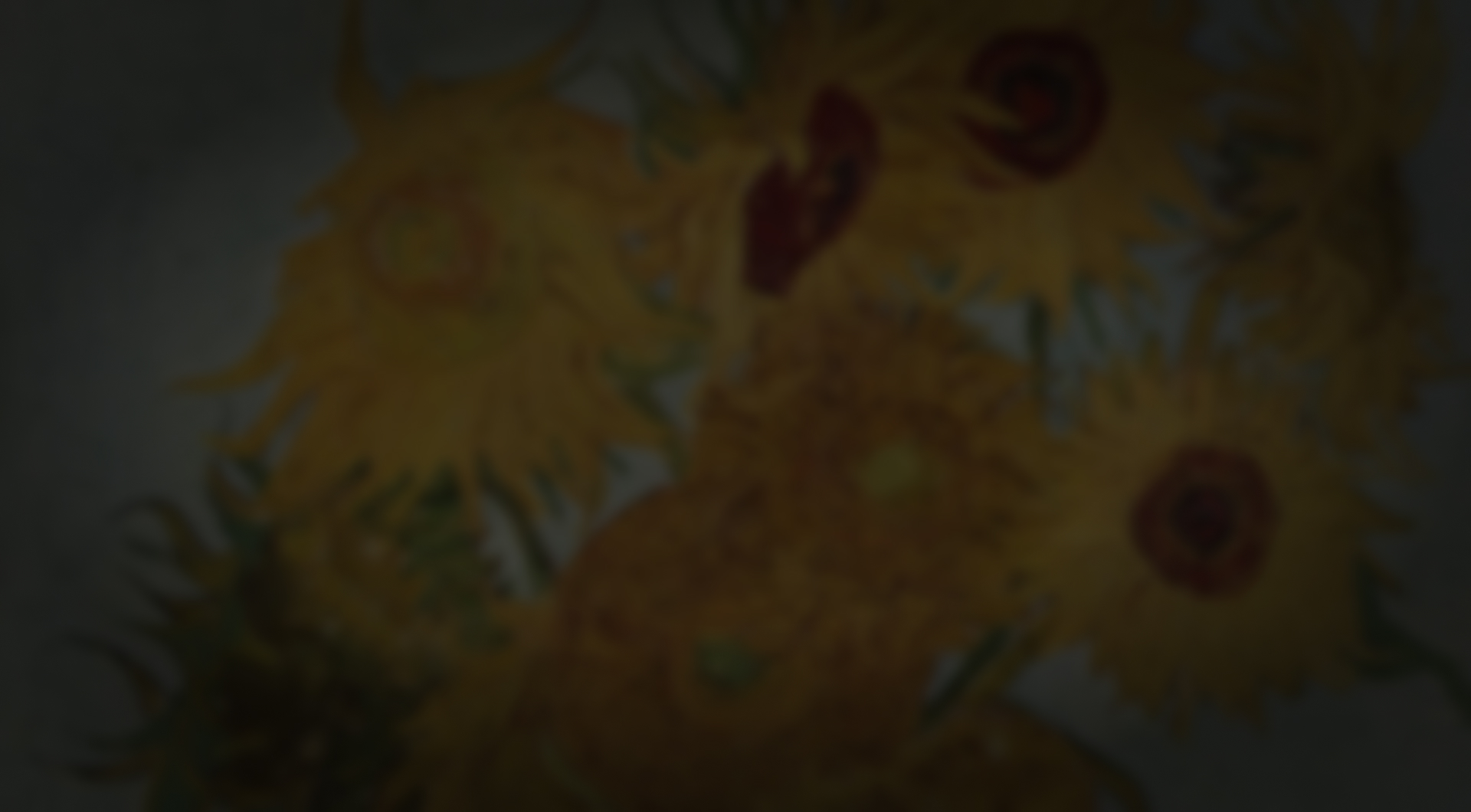 배경-고흐의 해바라기